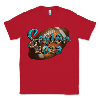 Red american football senior 2023 Classic Tee - BundleAndBundleShop