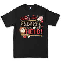Black that's my brother on that field  baseball Premium Tee - MaliasSmallBusiness