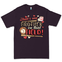 Plum that's my brother on that field  baseball Premium Tee - MaliasSmallBusiness