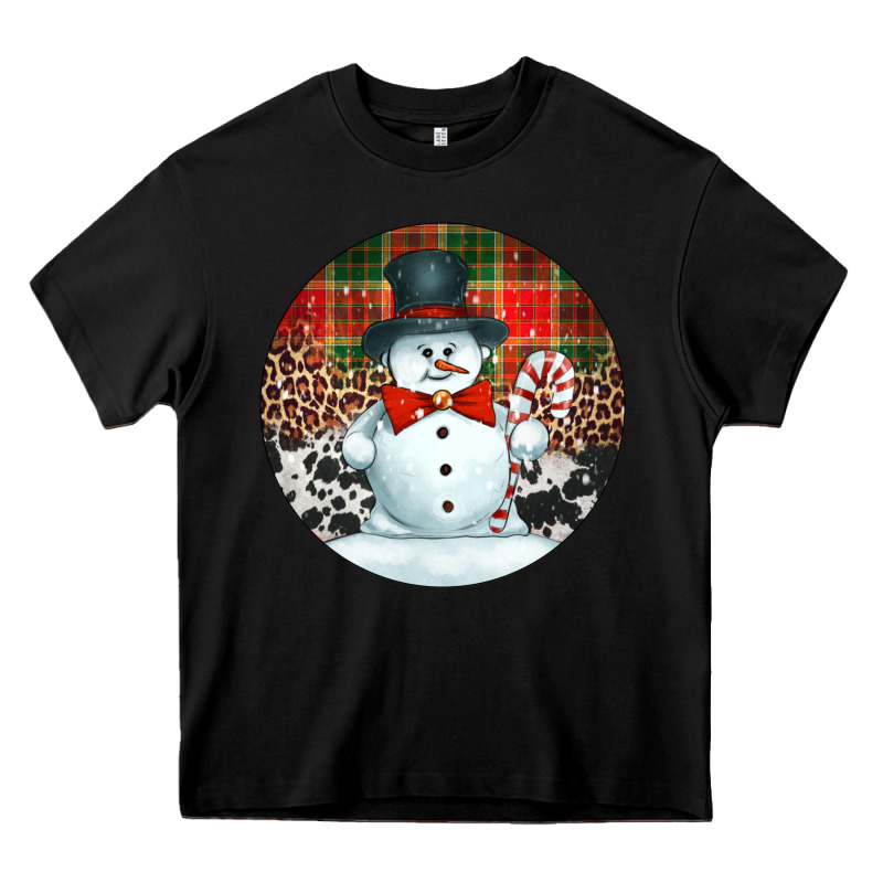 Western Snowman Christmas Ornament Heavy Core Tee by Jasminsmagicworld | Teevron