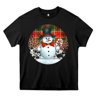 Black western snowman christmas ornament Heavy Core Tee - Jasminsmagicworld