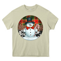 Mossy western snowman christmas ornament Heavy Core Tee - Jasminsmagicworld