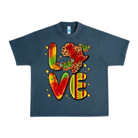 Midnight Navy love juneteenth Urban Heavy Tee - LillyAllenDesigns