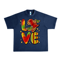Navy love juneteenth Urban Heavy Tee - LillyAllenDesigns