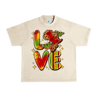 Sandshell love juneteenth Urban Heavy Tee - LillyAllenDesigns