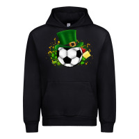 Black Football Ball Urban Hoodie - CowhideDigitalArt