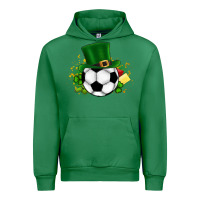 Emerald Football Ball Urban Hoodie - CowhideDigitalArt