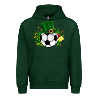 Forest Green Football Ball Urban Hoodie - CowhideDigitalArt