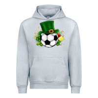 Heather Grey Football Ball Urban Hoodie - CowhideDigitalArt