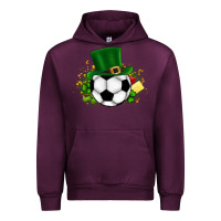 Mauve Wine Football Ball Urban Hoodie - CowhideDigitalArt