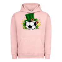 Pigment Salmon Football Ball Urban Hoodie - CowhideDigitalArt