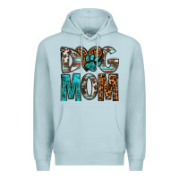 Blue Mist dog mom Premium Hoodie - OliviaCreatesArt