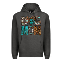 Charcoal Heather dog mom Premium Hoodie - OliviaCreatesArt