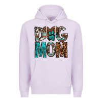 Lilac dog mom Premium Hoodie - OliviaCreatesArt