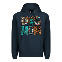 Navy dog mom Premium Hoodie - OliviaCreatesArt
