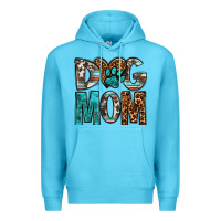 Ocean Blue dog mom Premium Hoodie - OliviaCreatesArt