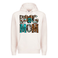 Pale Pink dog mom Premium Hoodie - OliviaCreatesArt