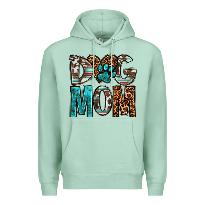Dog Mom Premium Hoodie by OliviaCreatesArt | Teevron