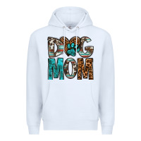 White dog mom Premium Hoodie - OliviaCreatesArt