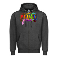 Charcoal Heather Equal rights Zipper Hoodie - CowGirlArtShop