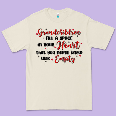 Grandchildren Fill A Space In Your Heart Premium Tee Designed By Maliassmallbusiness