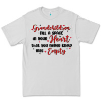 Dove Grey grandchildren fill a space in your heart Premium Tee - MaliasSmallBusiness