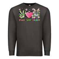 Smoke peace love easter bunny Premium Sweatshirt - FaDigitalArtStudio