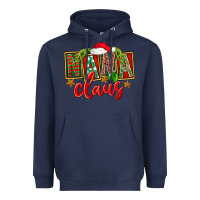 Navy Christmas Nana Claus Mother's Day Heavyweight Hoodie - FaDigitalArtStudio