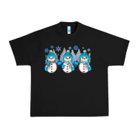 Black snowman winter Urban Heavy Tee - JahusDesignShop