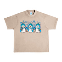French Oak snowman winter Urban Heavy Tee - JahusDesignShop