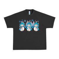 Pigment Black snowman winter Urban Heavy Tee - JahusDesignShop