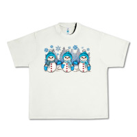 Pistachio snowman winter Urban Heavy Tee - JahusDesignShop