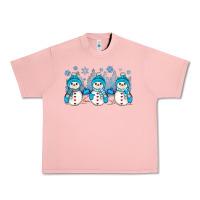 Salmon snowman winter Urban Heavy Tee - JahusDesignShop