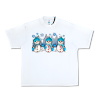 White snowman winter Urban Heavy Tee - JahusDesignShop