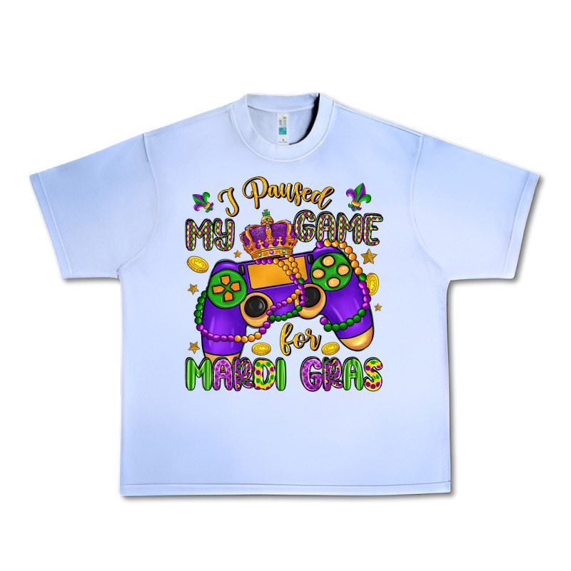 I Paused My Game For Mardi Gras Urban Heavy Tee by LillyAllenDesigns | Teevron