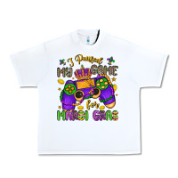White i paused my game for mardi gras Urban Heavy Tee - LillyAllenDesigns