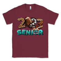 Burgundy American Football Senior 2023 Classic Tee - BundleAndBundleShop