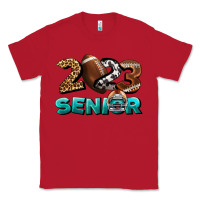 Red American Football Senior 2023 Classic Tee - BundleAndBundleShop