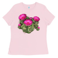 Bubblegum Pink eagle claws cacti Ladies Tee - LillyAllenDesigns