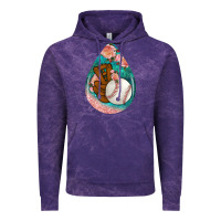 Cloud Purple baseball and western roses teardrop  3 Vintage Hoodie - BundleAndBundleShop