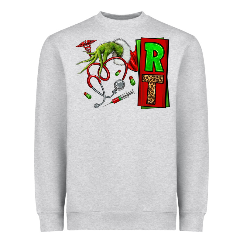 Christmas Character Nurse Heavyweight Sweatshirt by NancyCooperArtShop | Teevron