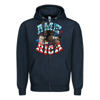 Navy American Eagle Zipper Hoodie - HowdyJamesFarm