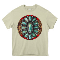 Mossy turquoise gemstone christmas ornament Heavy Core Tee - Jasminsmagicworld