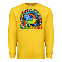 Lemon Autism Awareness Autism elephant Premium Sweatshirt - FaDigitalArtStudio