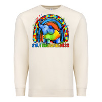 Sandshell Autism Awareness Autism elephant Premium Sweatshirt - FaDigitalArtStudio