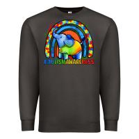 Smoke Autism Awareness Autism elephant Premium Sweatshirt - FaDigitalArtStudio