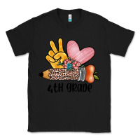Black peace love 4th grade Classic Tee - JahusDesignShop