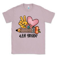 Lilac peace love 4th grade Classic Tee - JahusDesignShop