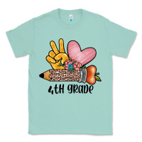 Seafoam peace love 4th grade Classic Tee - JahusDesignShop