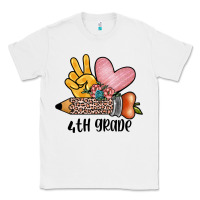 White peace love 4th grade Classic Tee - JahusDesignShop